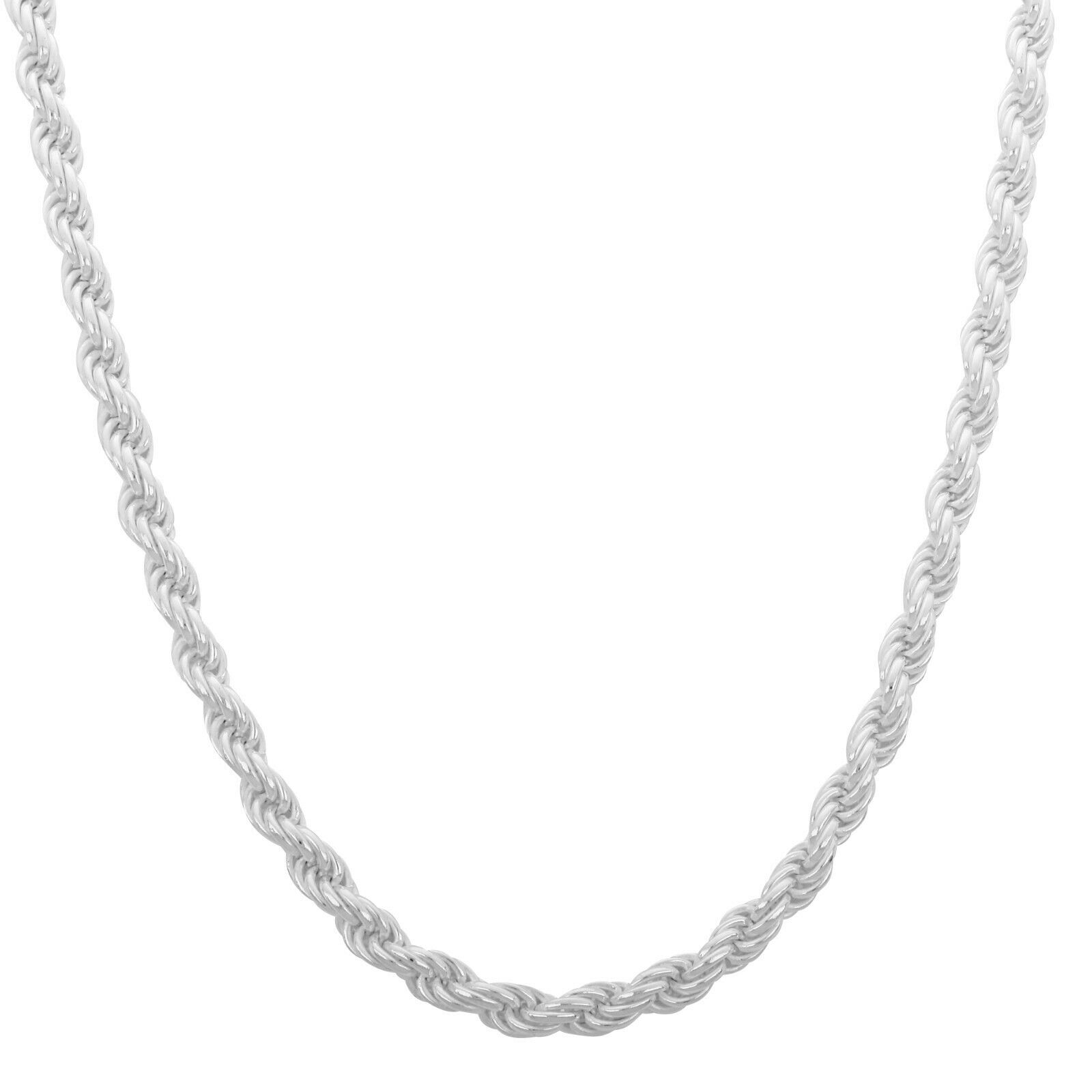 Kordelkette Silber 925 Sterlingsilber 60 cm x 1,8mm–2,6 mm Halskette Neu 